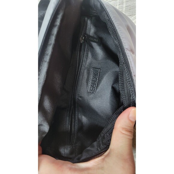 CALPAK Puffer Crossbody Sling Bag Gray Quilted Travel - Picture 2 of 6